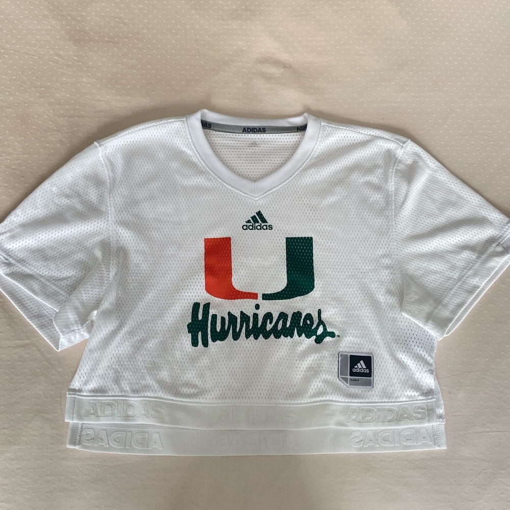 REAL Adidas UMiami Jersey!! 🏈🤍💚